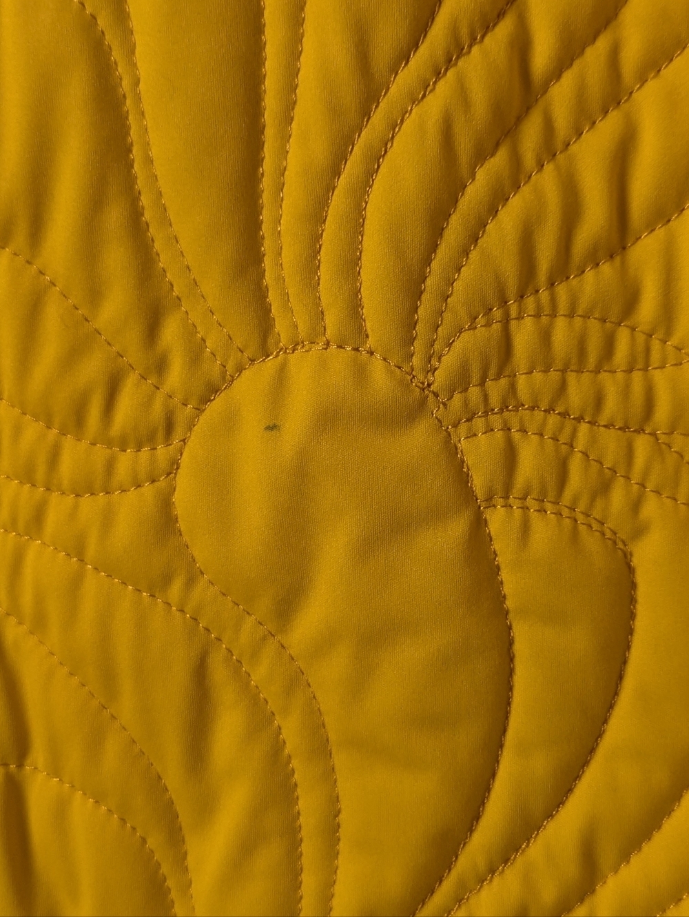 Urban Outfitters Bright Warm Yellow Crop Quilted Jacket Size Small - Picture 7 of 10